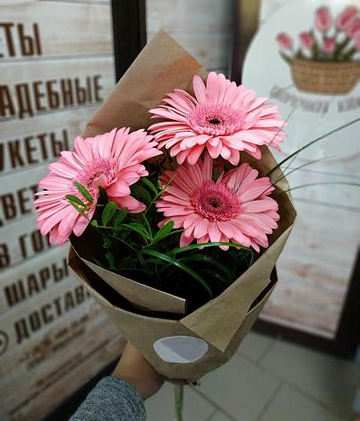 Букет цветов из: Герберы в Кулаково