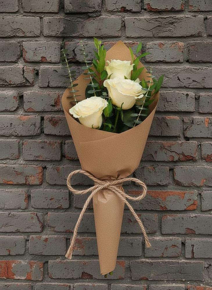 Букет из 3 роз в Кулаково Букет цветов из: Розы в Кулаково